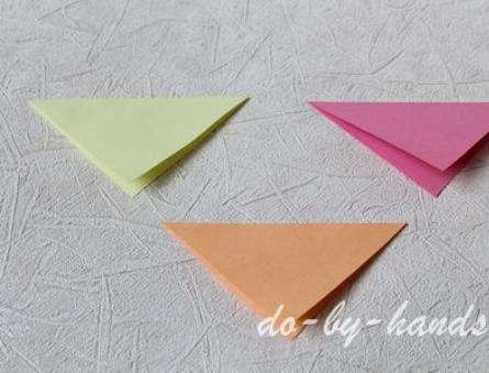 Оригами из бумаги цветы мак